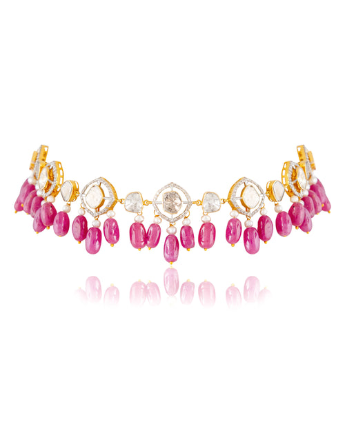 Mireya Polki And Diamond Choker