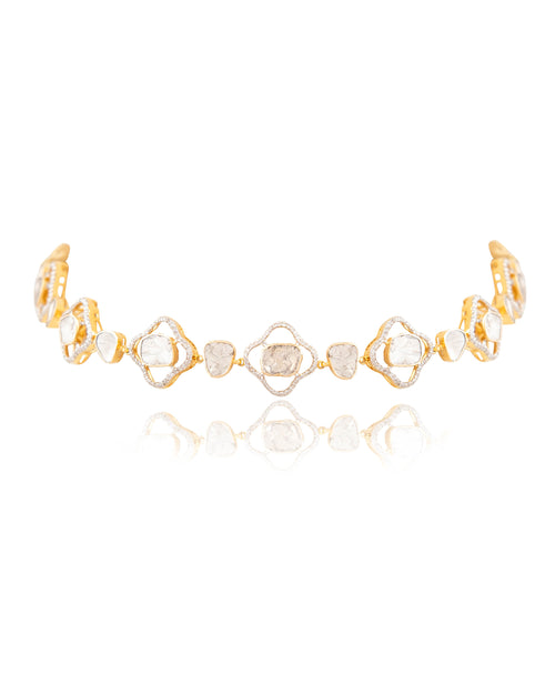 Alveena Polki And Diamond Choker