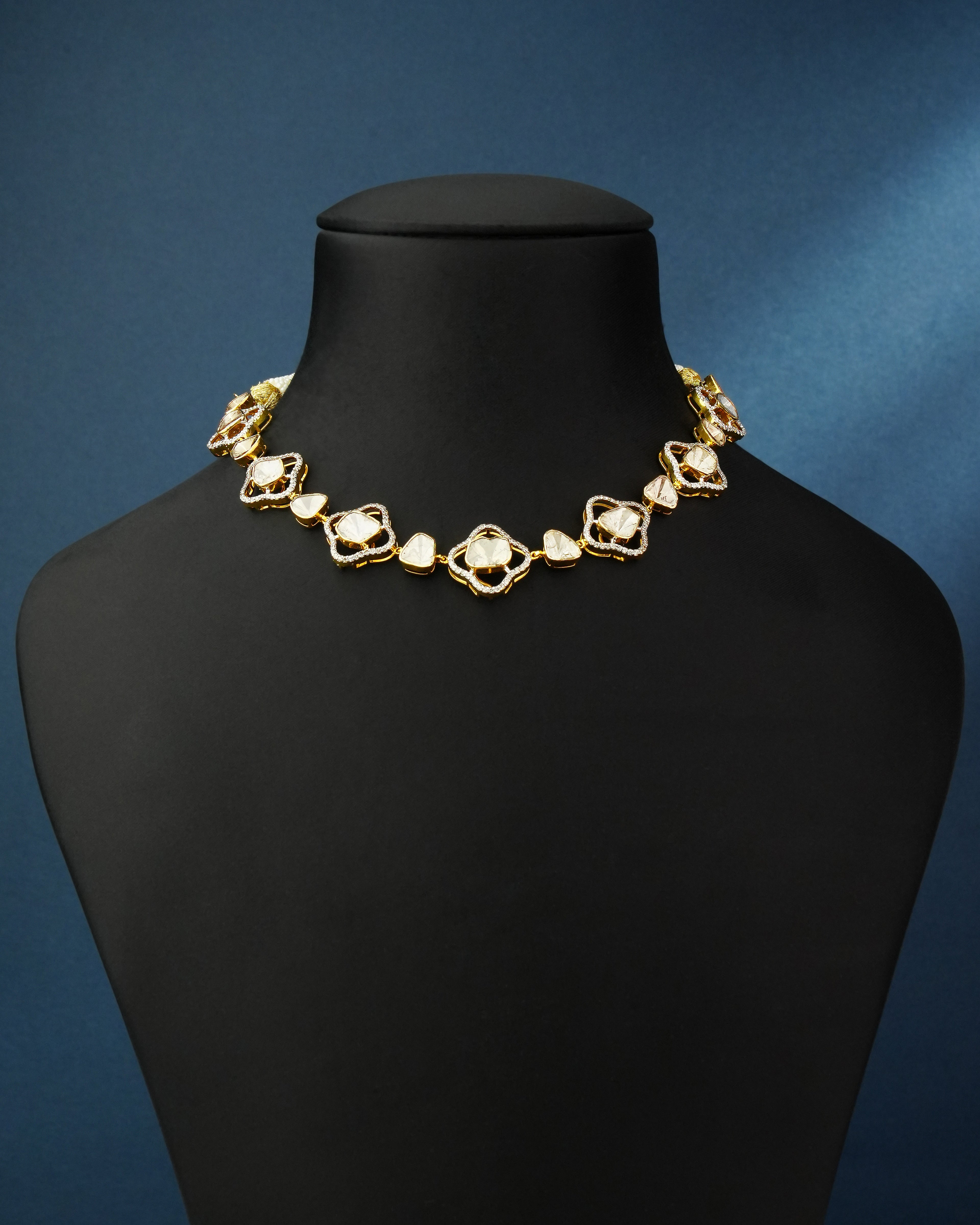 Alveena Polki And Diamond Choker