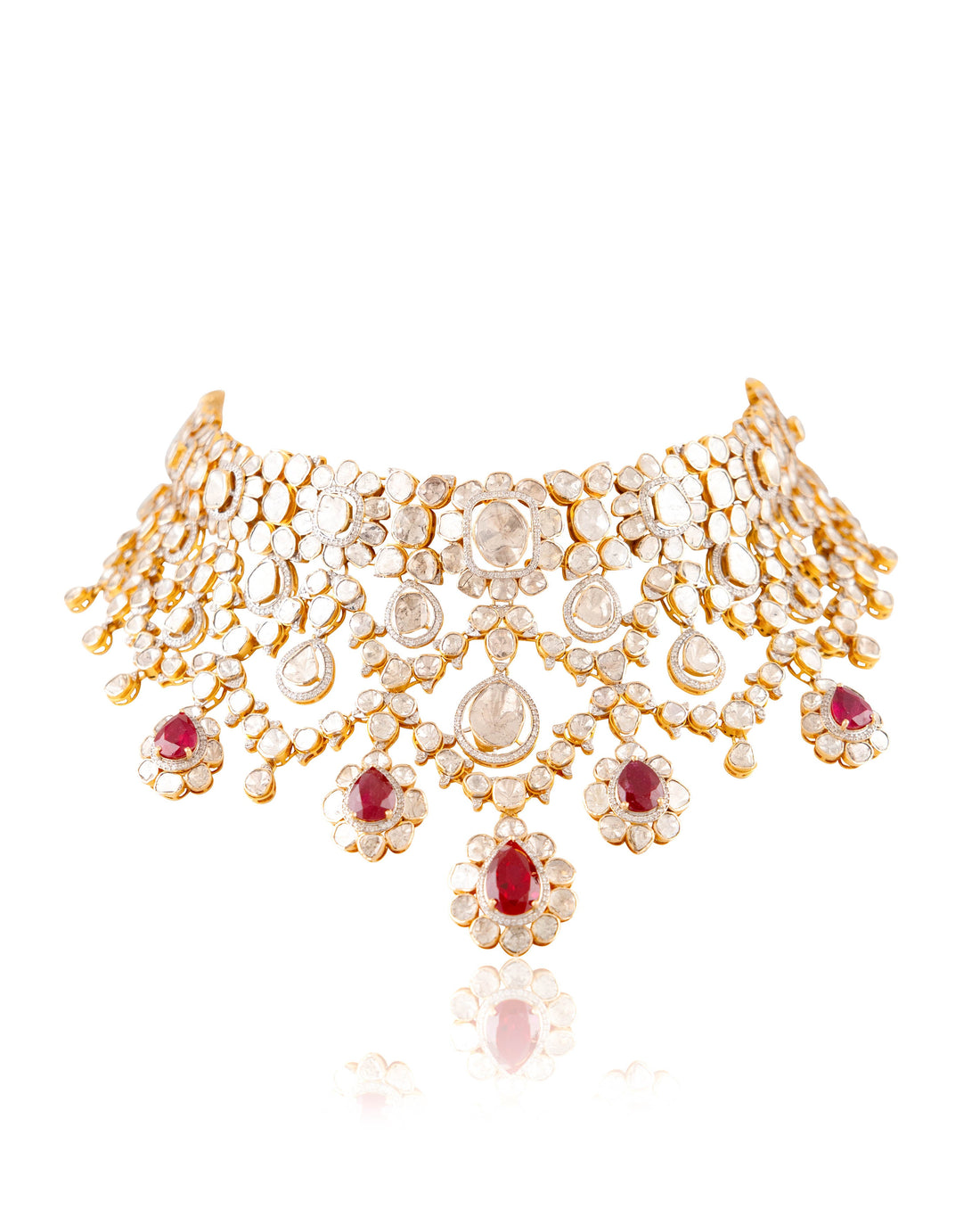 Vrishaa Polki And Diamond Necklace