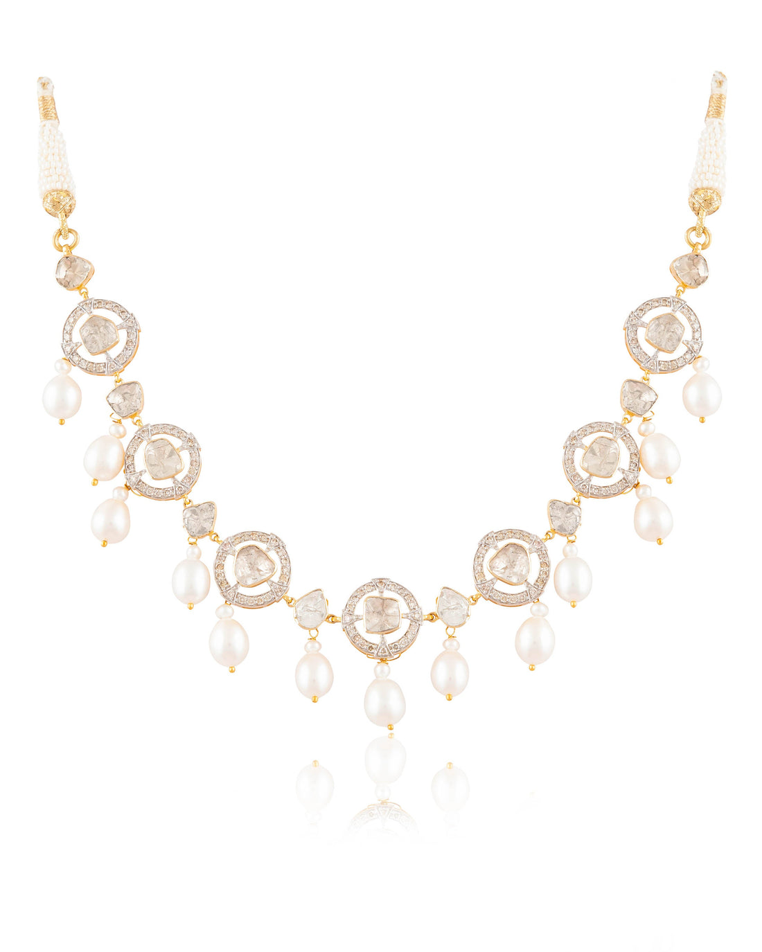 Zyra Polki And Diamond Choker