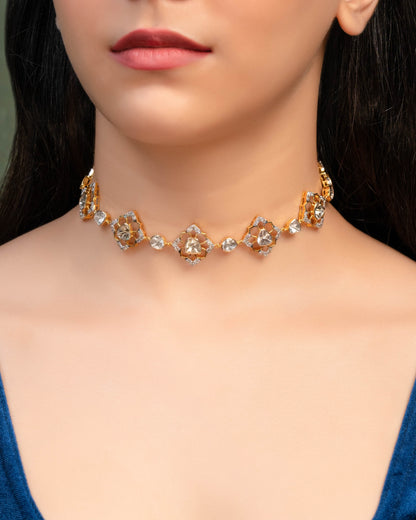 Meera Polki And Diamond Choker