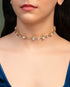 Vrutika Polki And Diamond Choker