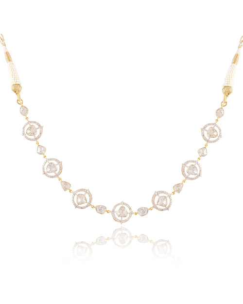 Preksha Polki And Diamond Choker
