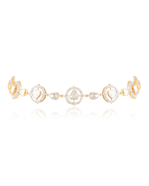 Preksha Polki And Diamond Choker