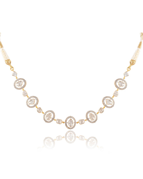 Humaira Polki And Diamond Choker