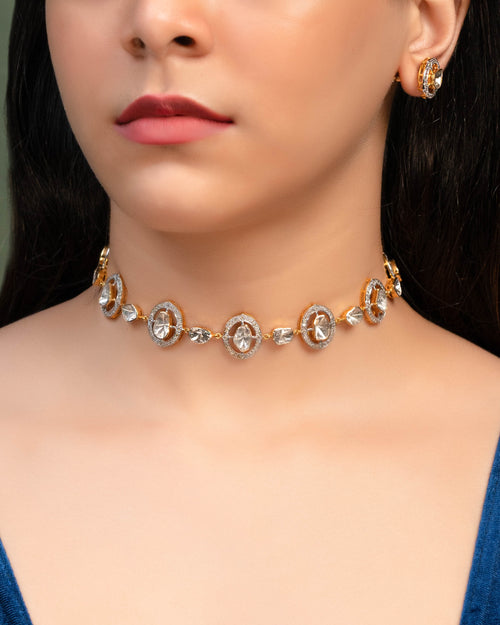 Mariam Polki And Diamond Tops