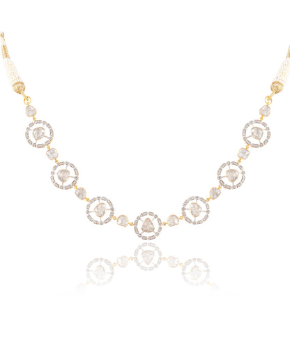 Ritu Polki And Diamond Necklace