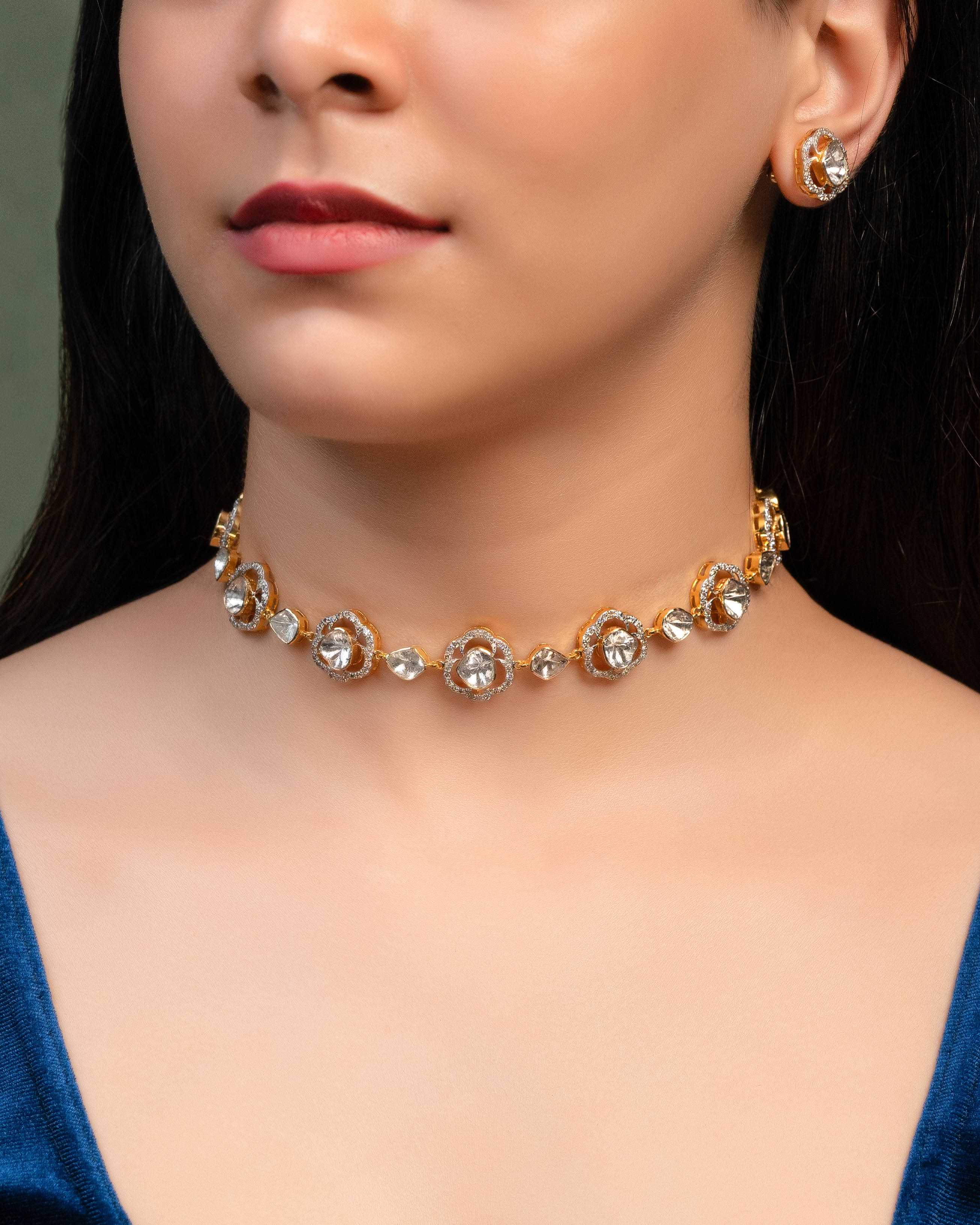 Arpita Polki And Diamond Choker