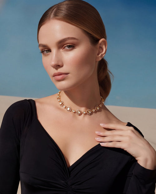 Arpita Polki And Diamond Choker