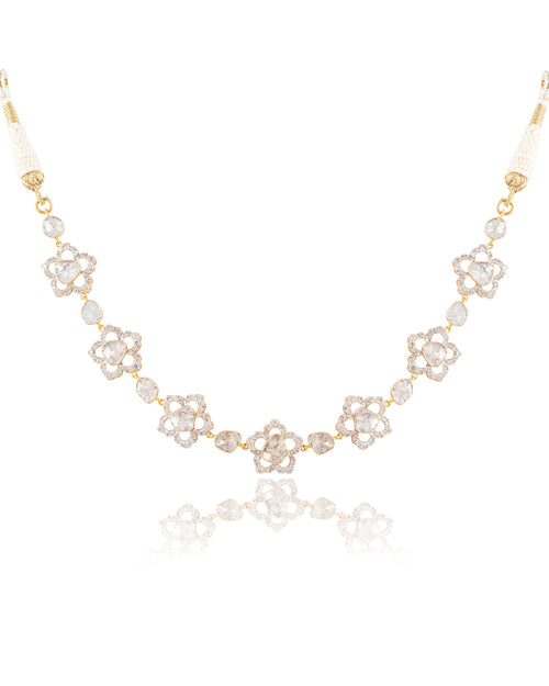 Hafsa Polki And Diamond Choker