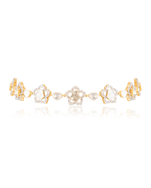 Hafsa Polki And Diamond Choker