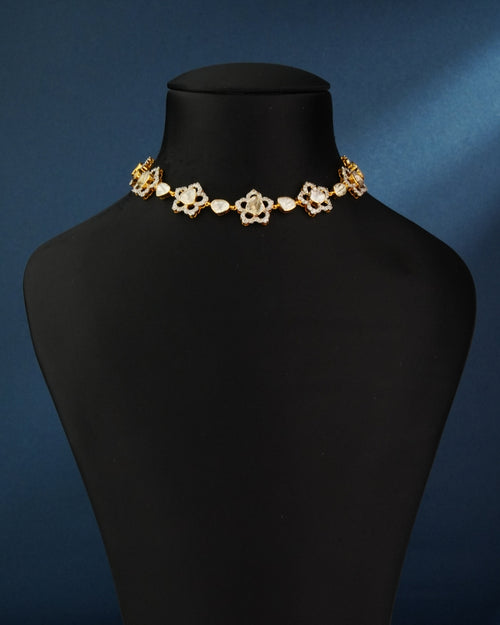 Hafsa Polki And Diamond Choker