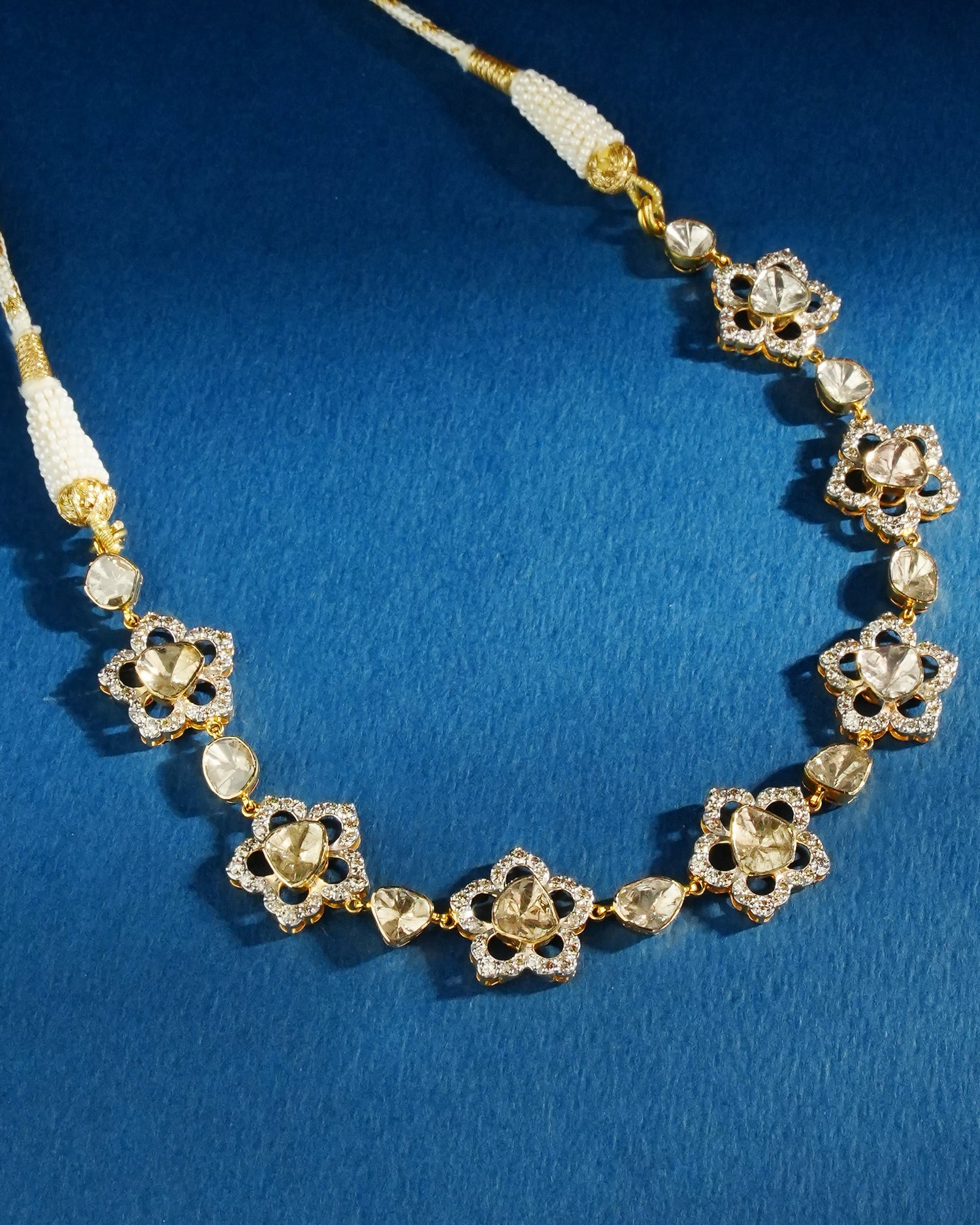 Hafsa Polki And Diamond Choker