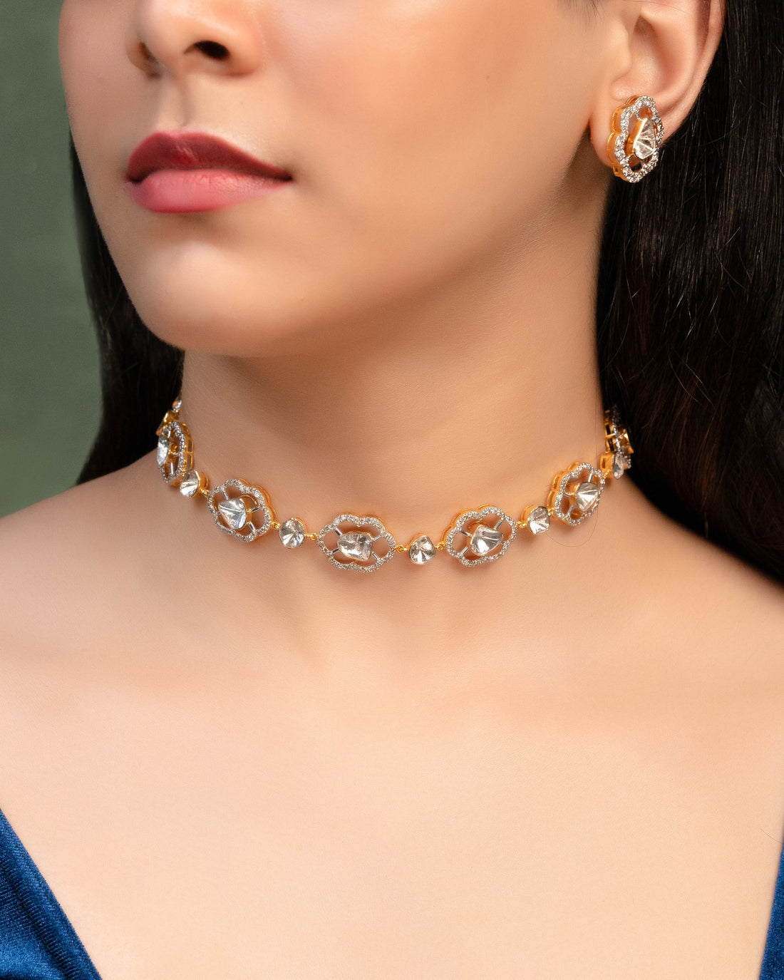 Rimsha Polki And Diamond Tops