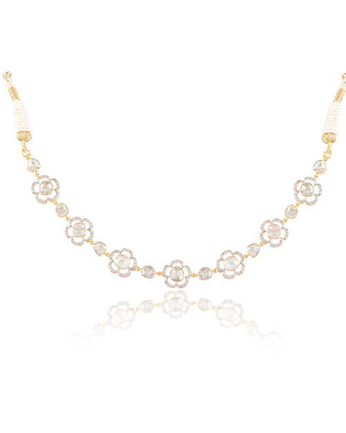 Zonia Polki And Diamond Choker