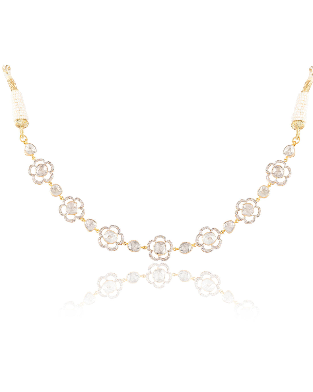 Zonia Polki And Diamond Choker