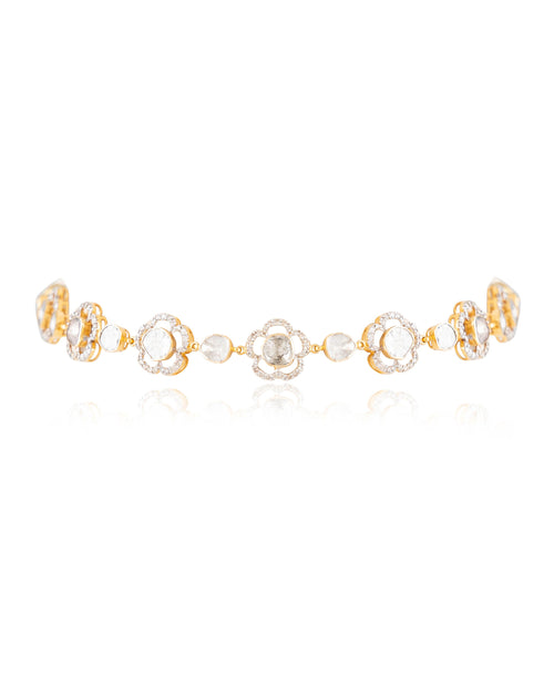 Zonia Polki And Diamond Choker