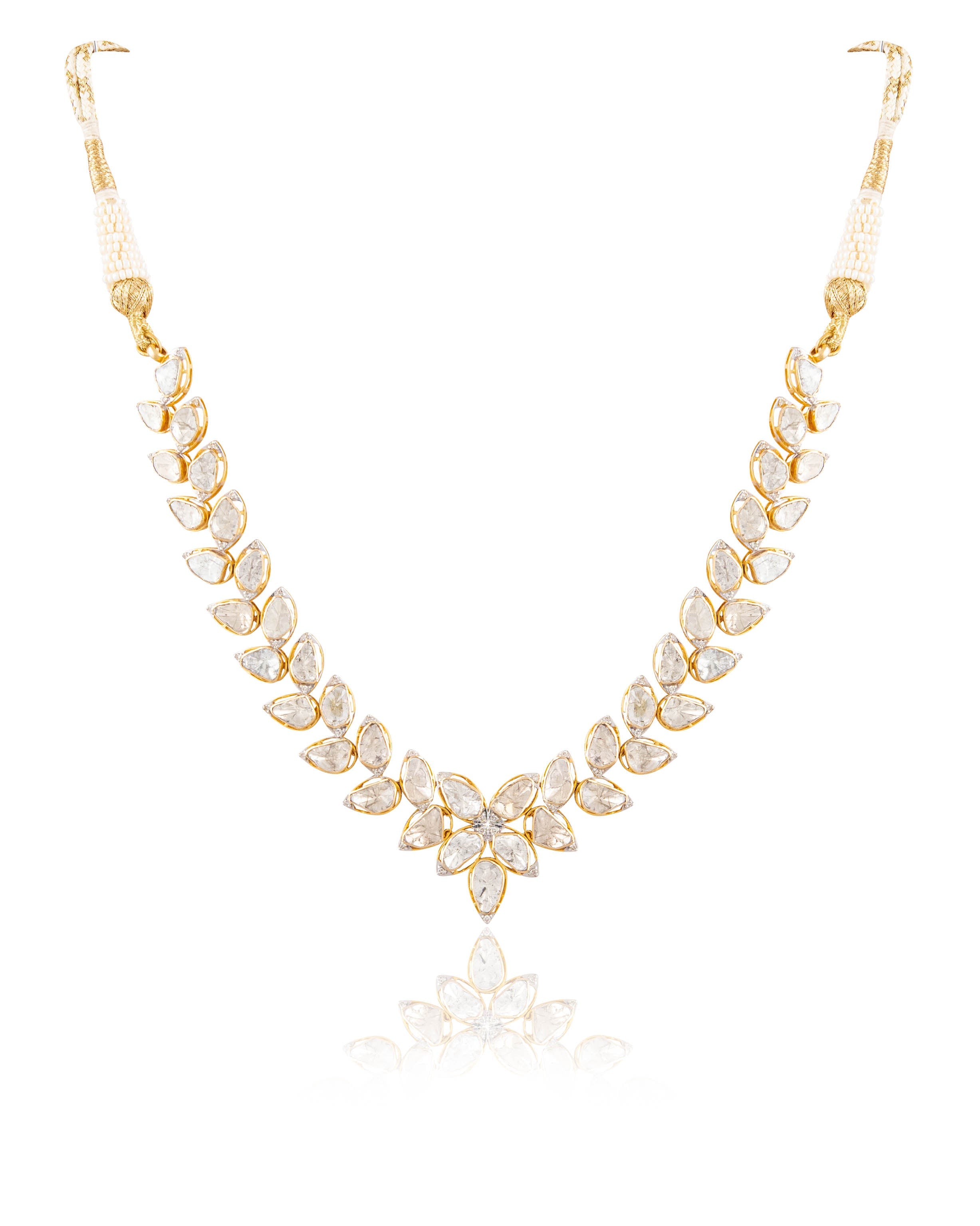 Tiya Polki And Diamond Necklace