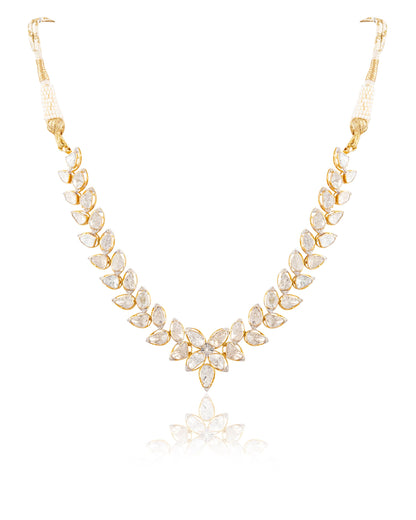 Tiya Polki And Diamond Necklace