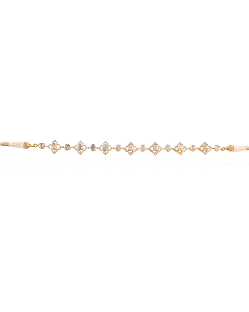 Naoma Choker And Ishita Long Earrings Polki And Diamond Set