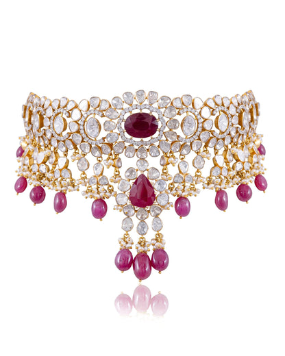 Kriya Polki And Diamond Choker