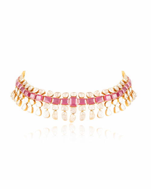 Nasra Polki Necklace