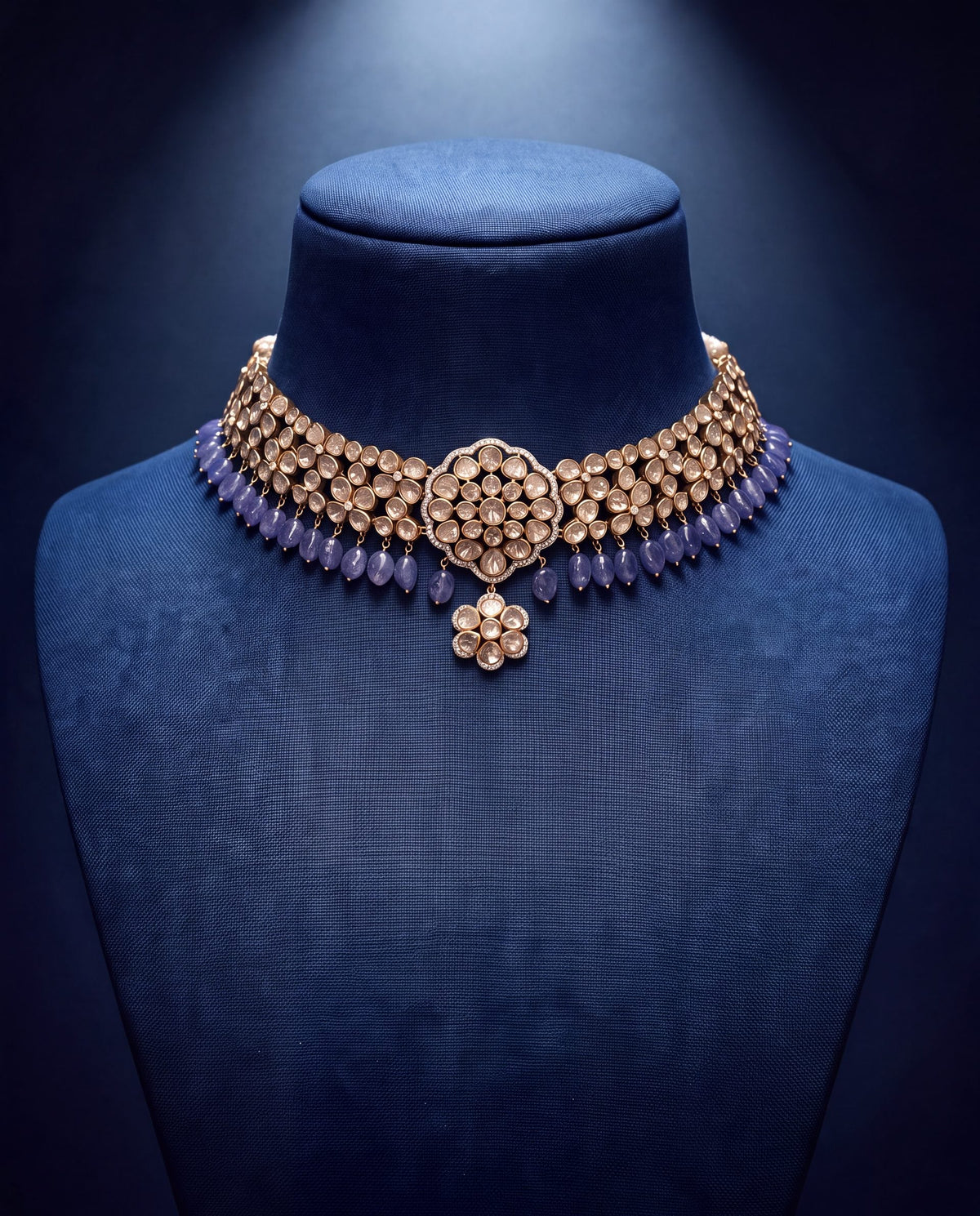 Staci Polki And Diamond Choker