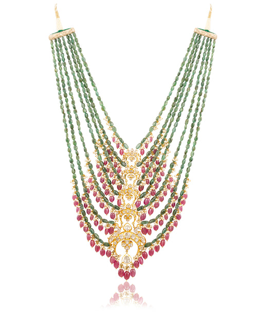Latika Polki And Diamond Bead Pendant