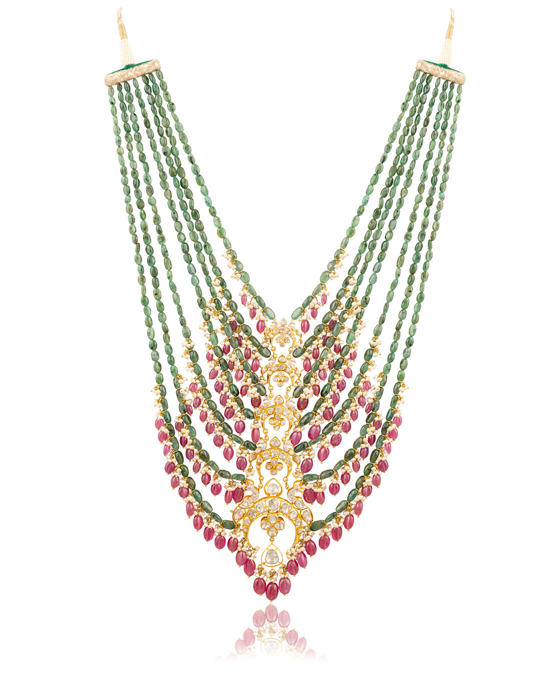 Latika Polki And Diamond Bead Pendant