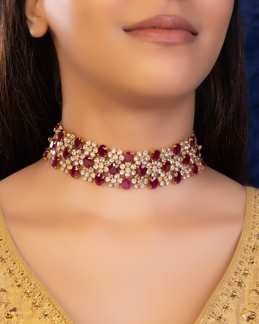 Arzia Polki Bead Choker