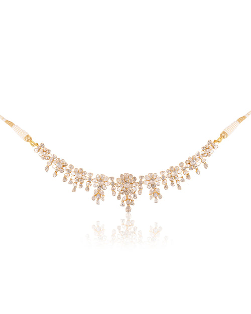 Zanaida Necklace And Saloni Necklace Polki Set