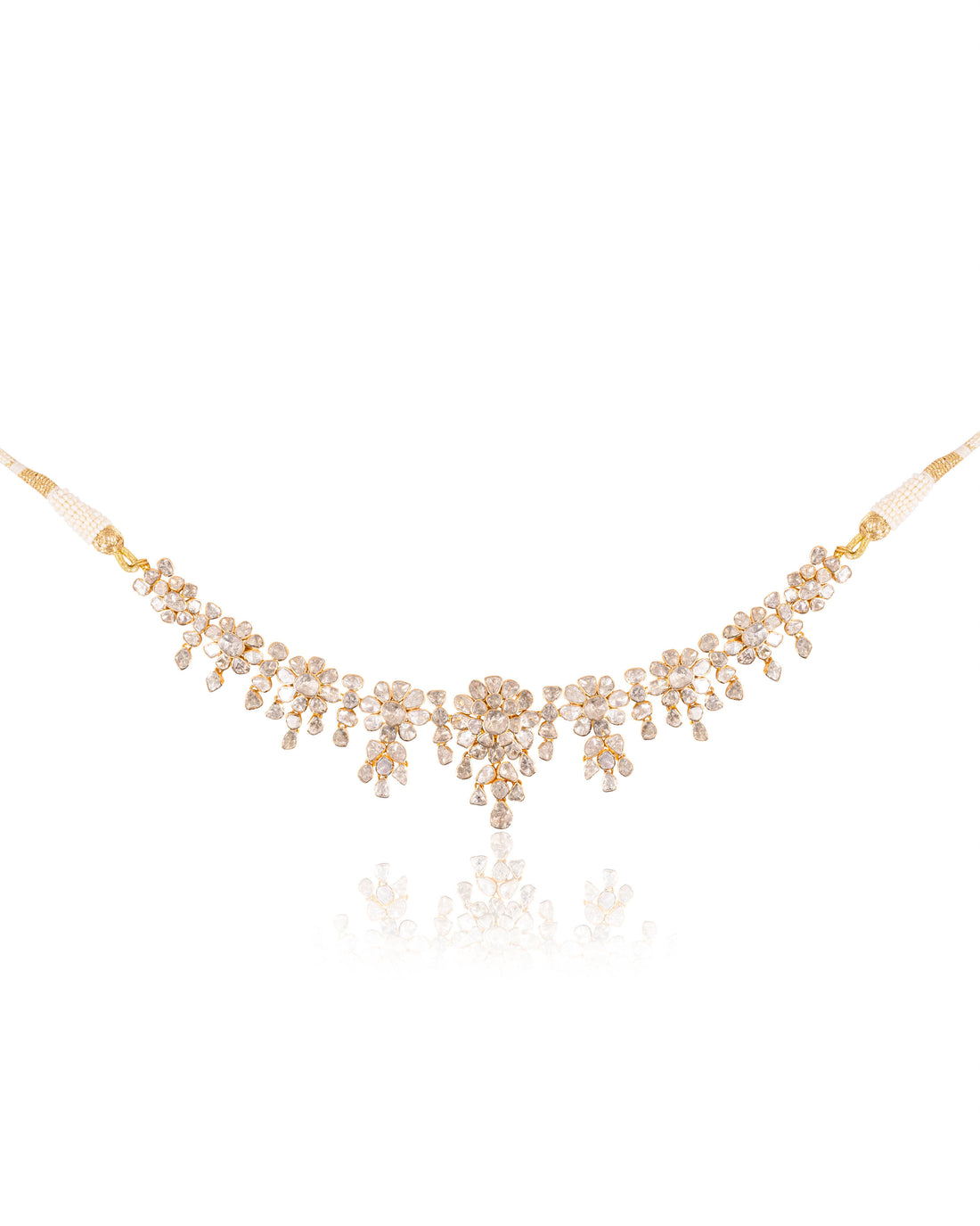 Zanaida Necklace And Saloni Necklace Polki Set