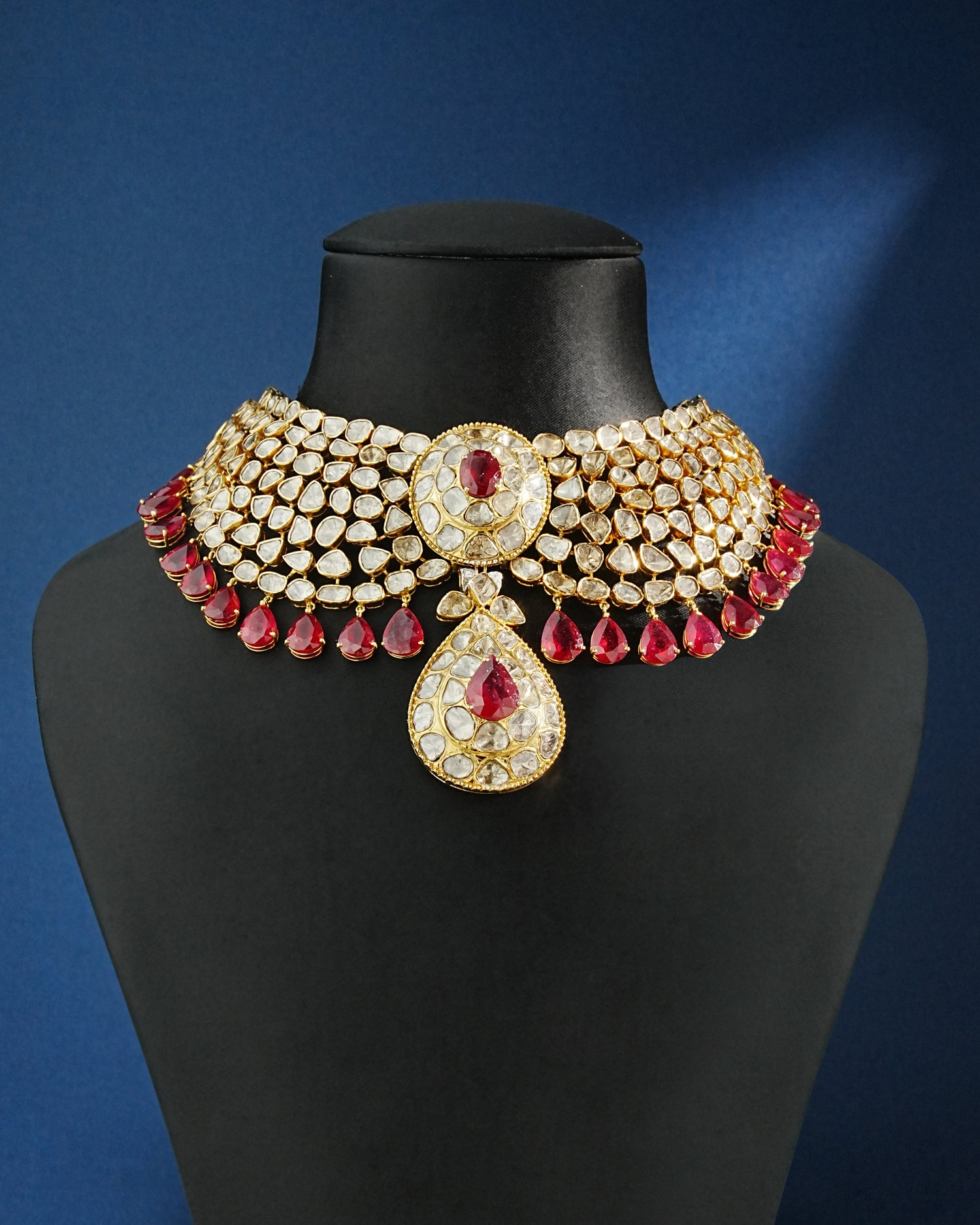 Juhi Chawla - Adya Polki And Diamond Necklace