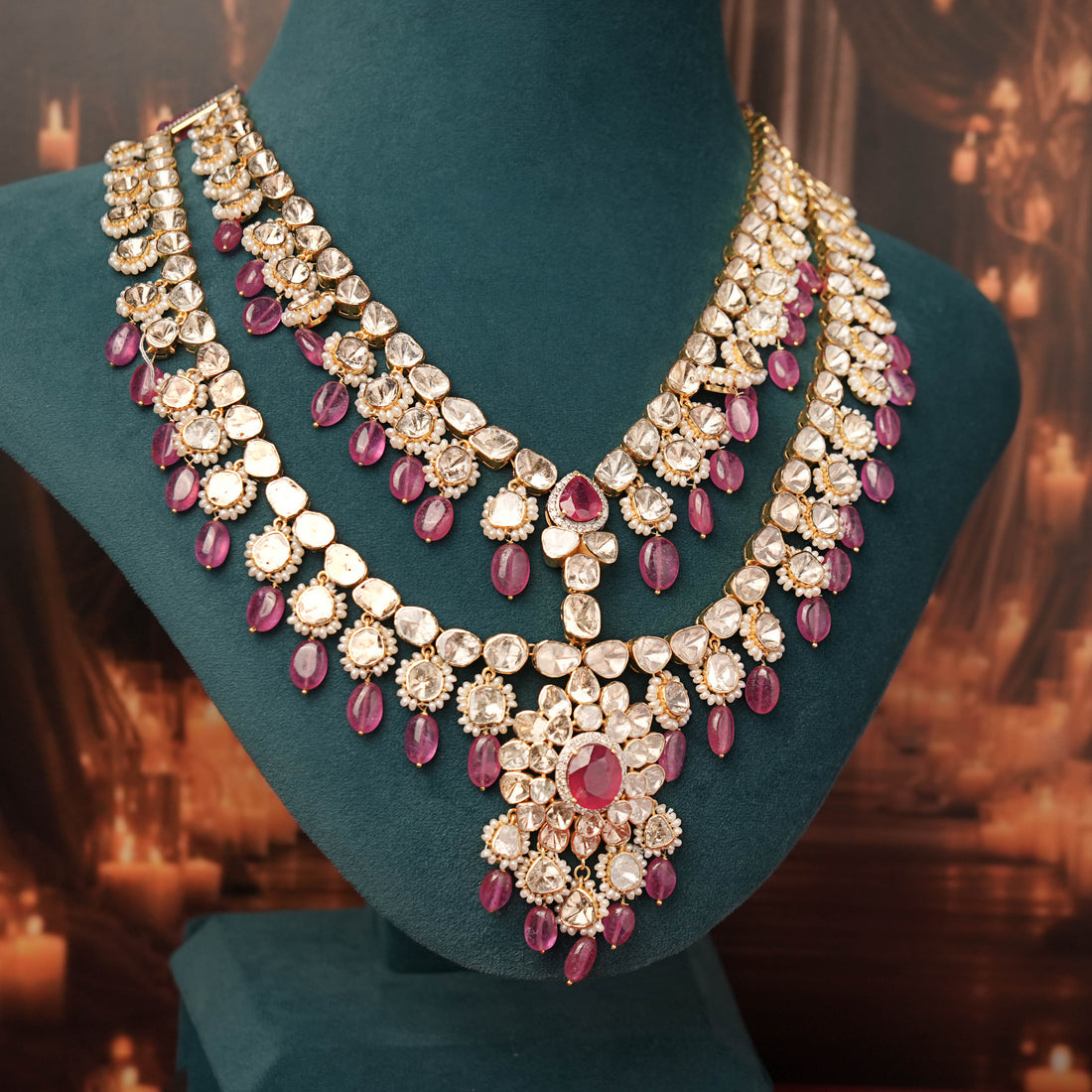 Ezra Polki And Diamond Long Necklace