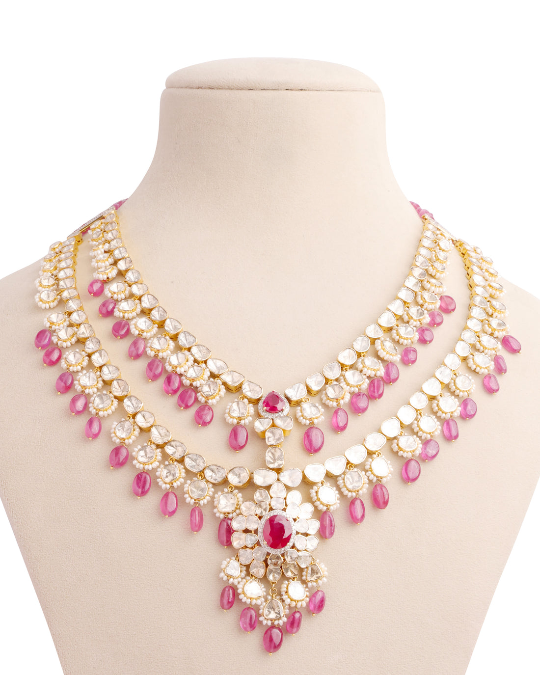 Ezra Polki And Diamond Long Necklace