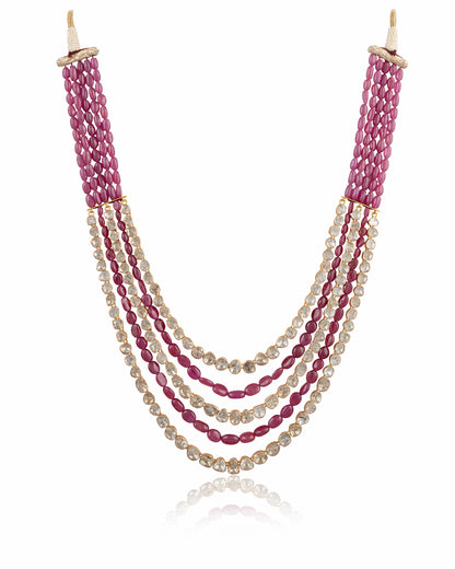 Resham Polki Long Necklace