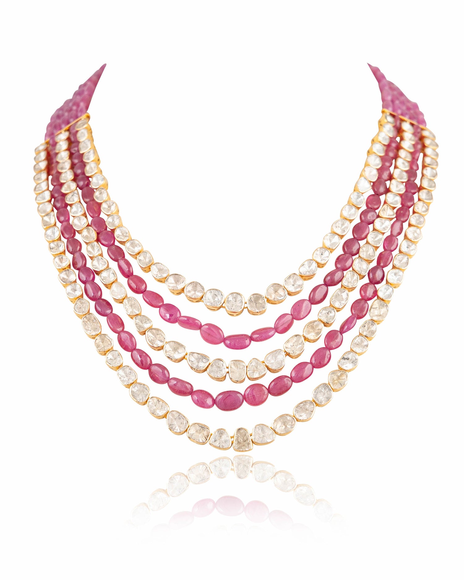 Resham Polki Long Necklace