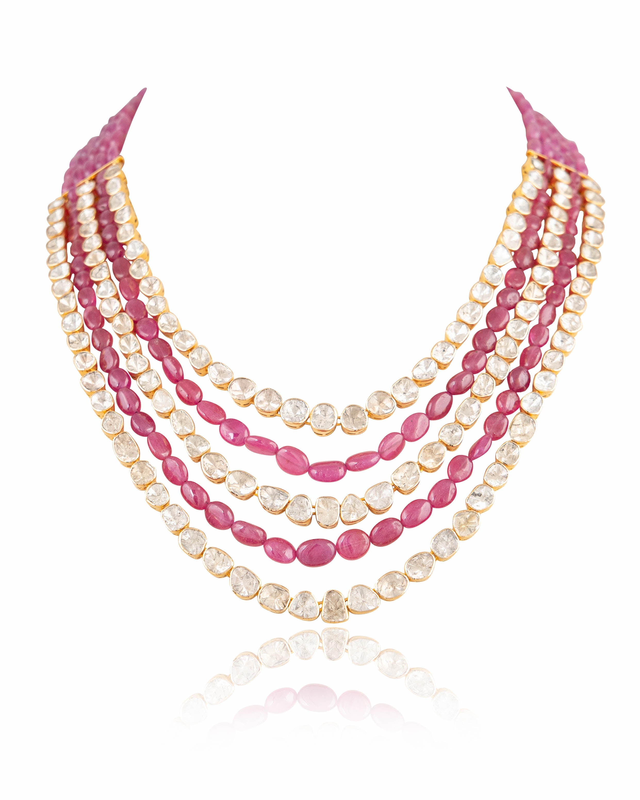 Resham Polki Long Necklace