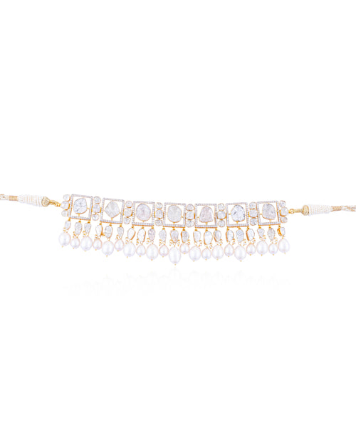 Rimjim Polki And Diamond Choker