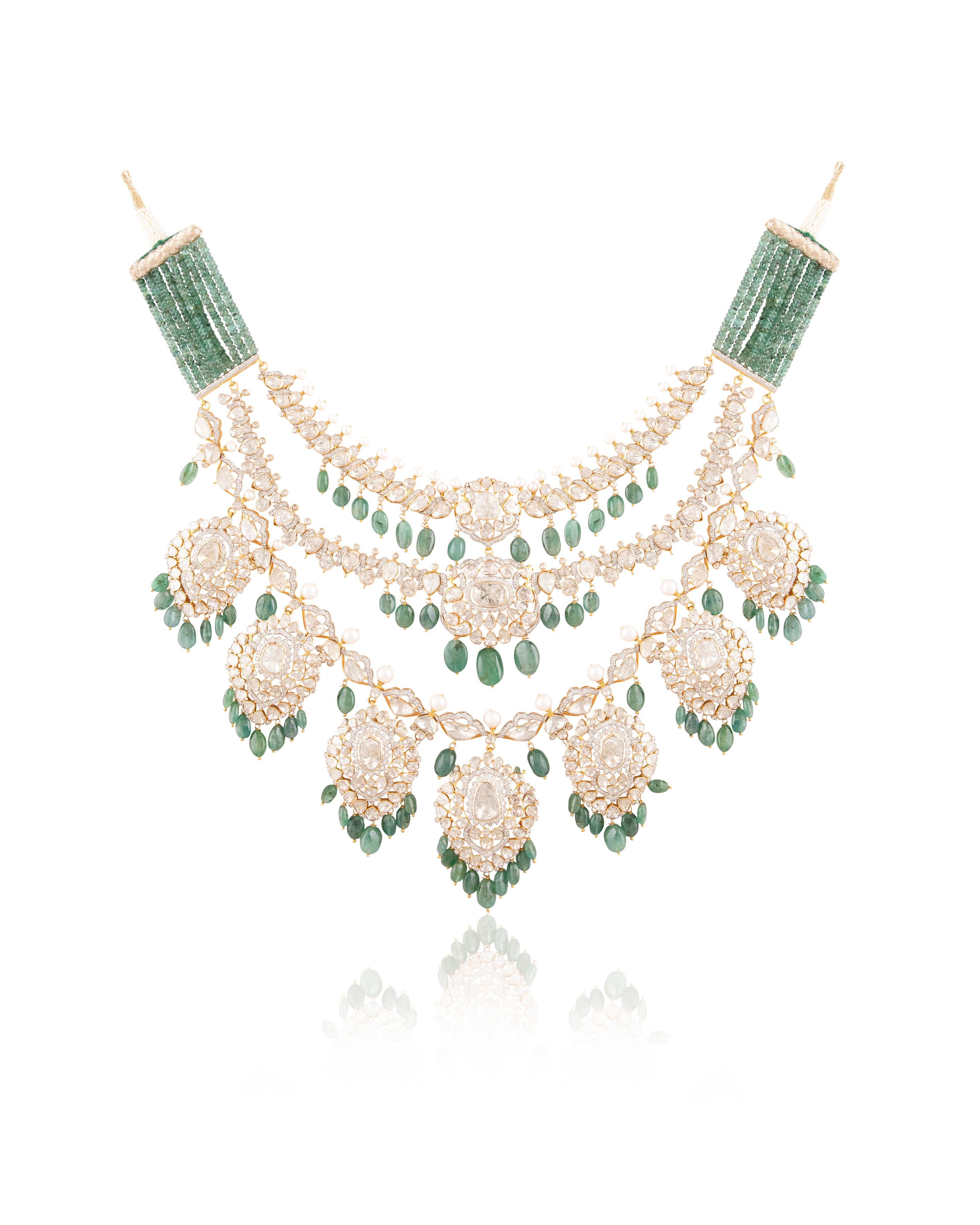 Samiya Polki And Diamond Necklace