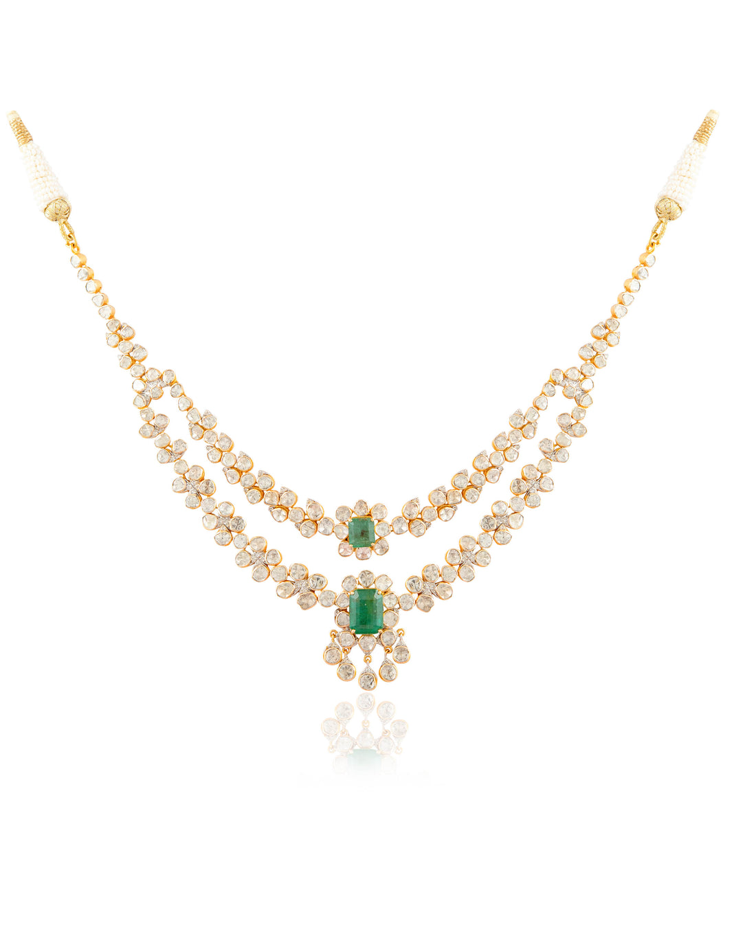 Valeria Polki And Diamond Necklace