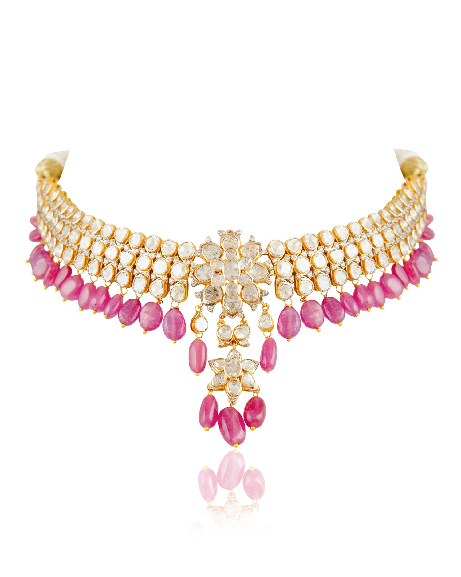 Zufia Polki And Diamond Choker - NO ORDERS