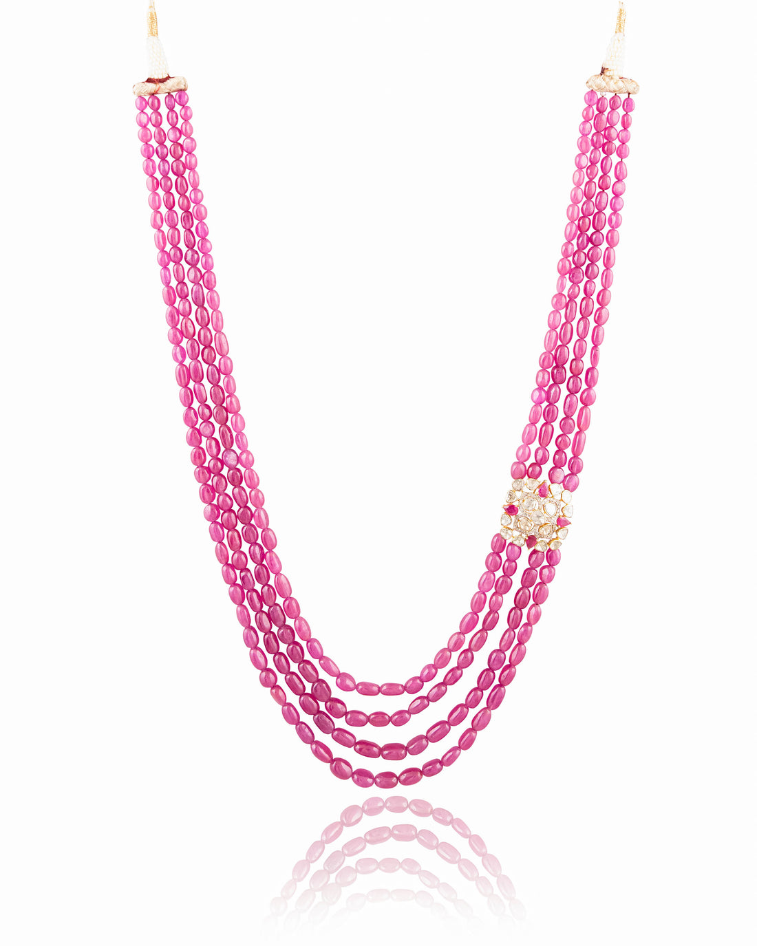 Rakul Bead Pendant And Hanshika Tops Polki Set