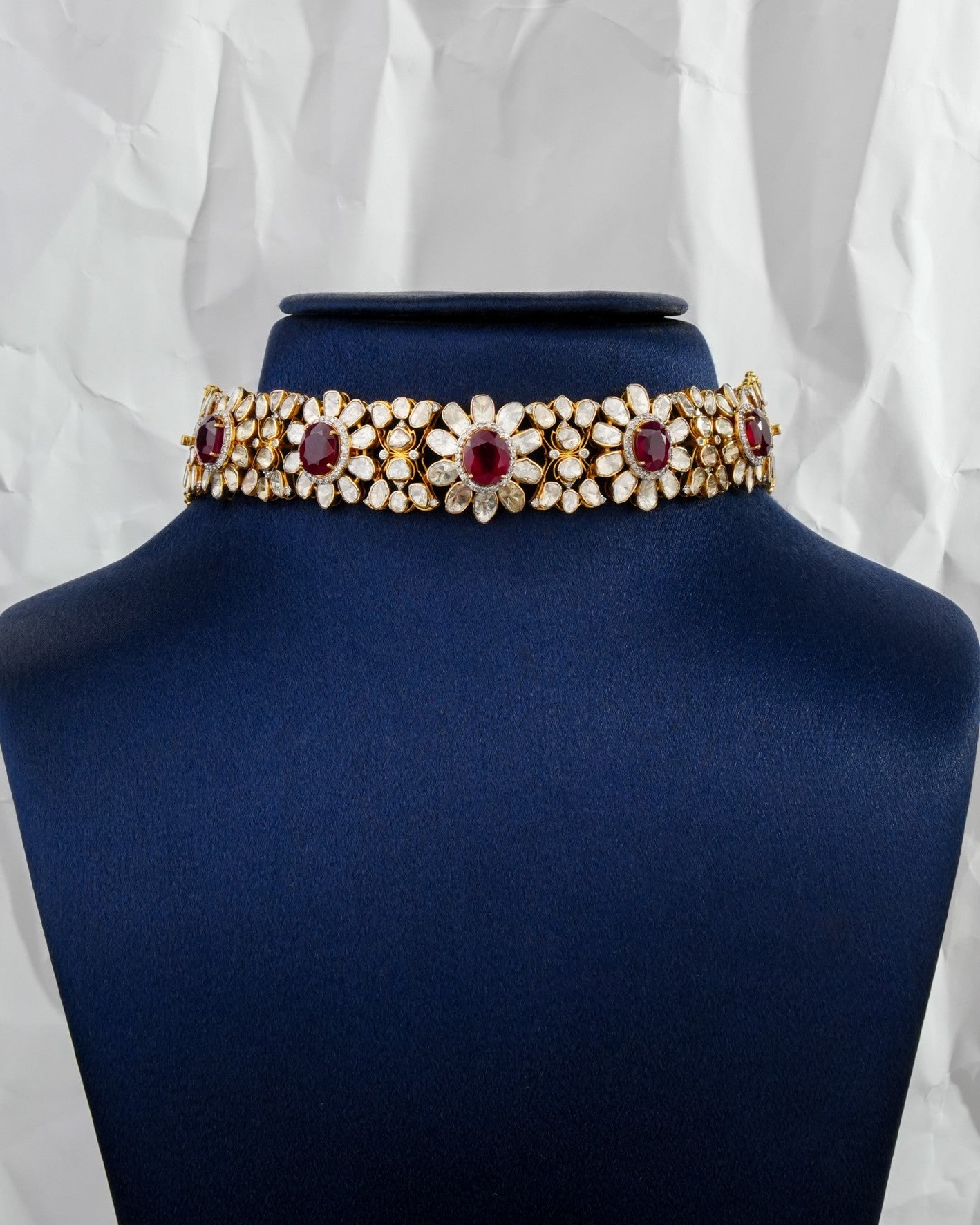 Sarah Polki And Diamond Choker