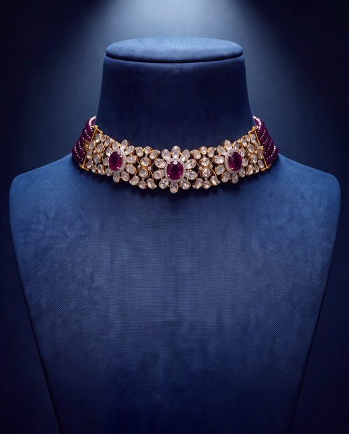 Sarah Polki And Diamond Choker