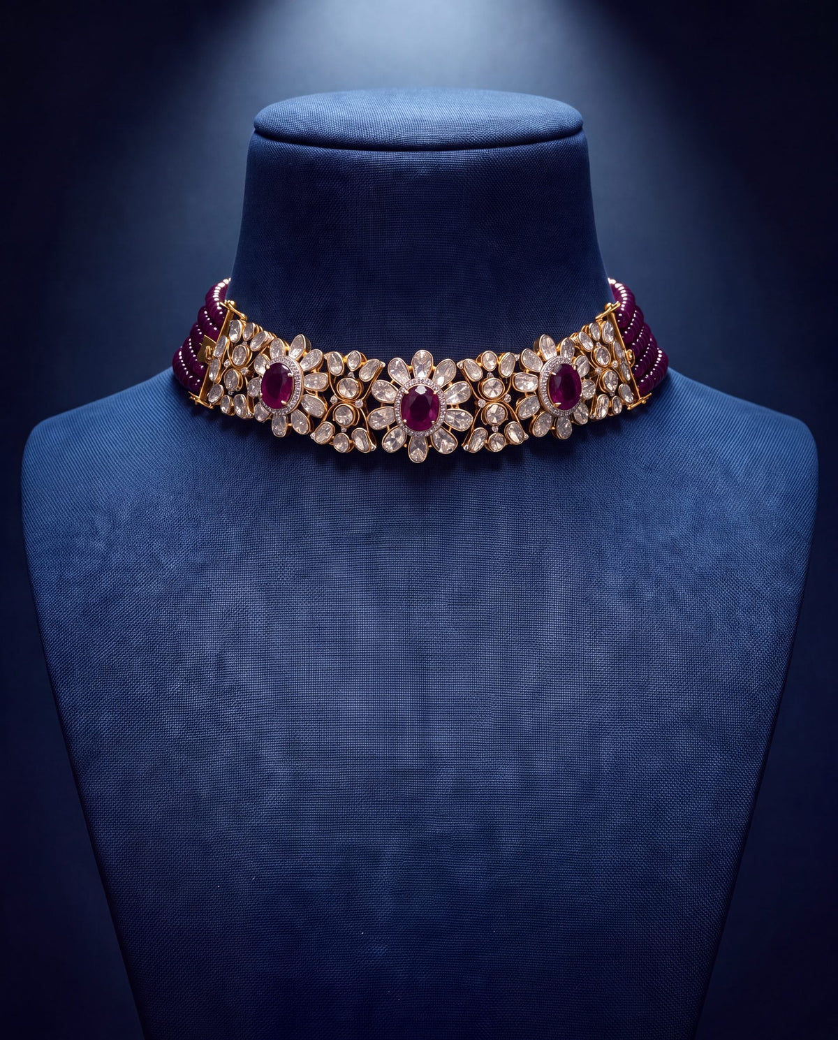 Sarah Polki And Diamond Choker