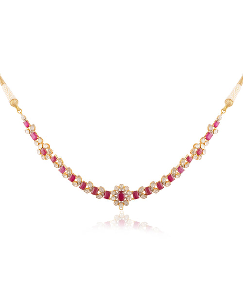 Zelina Polki And Diamond Necklace