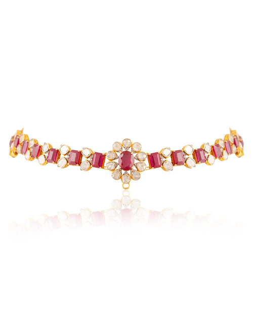 Zelina Polki And Diamond Necklace