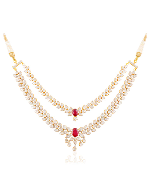 Bella Polki And Diamond Necklace